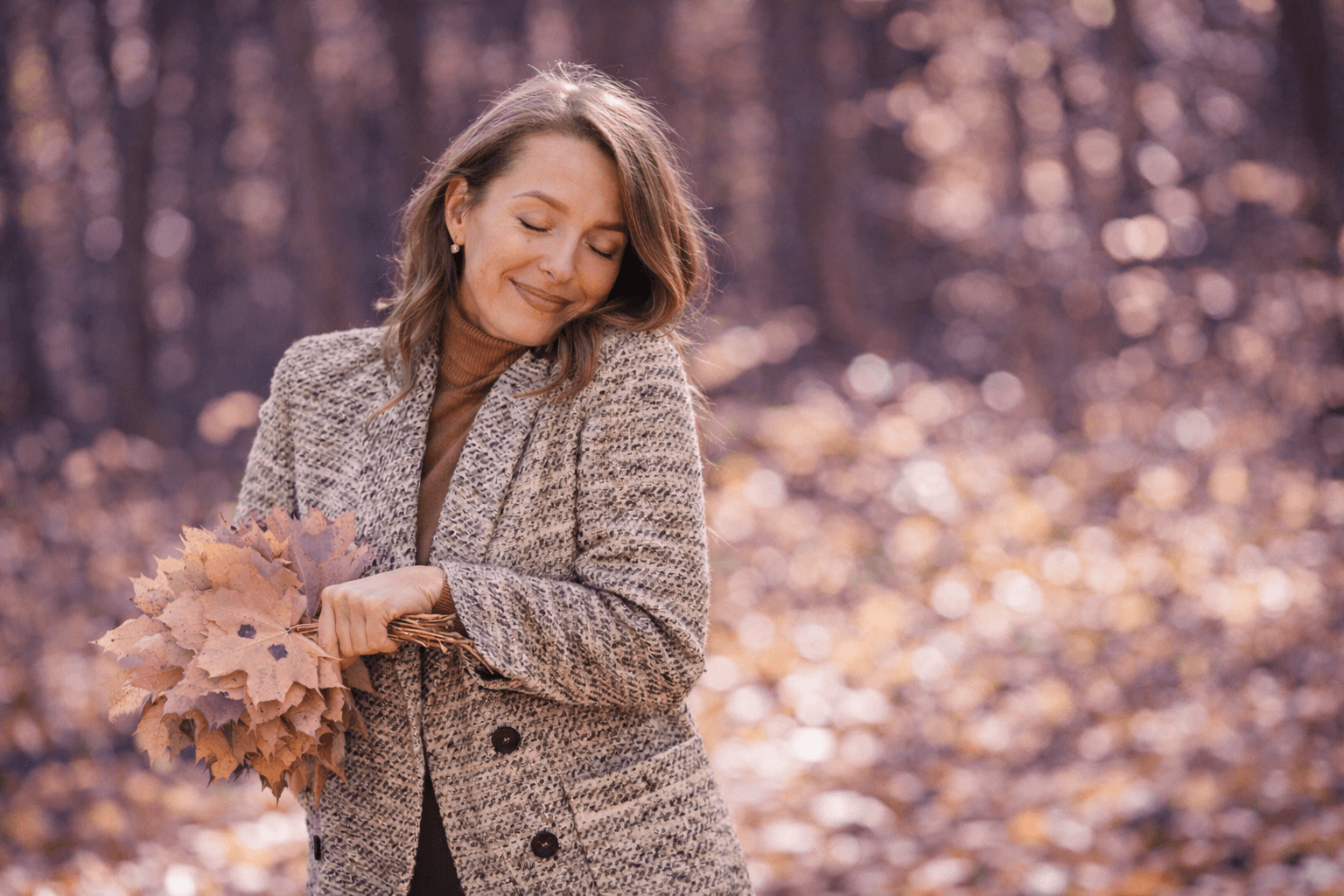 Frau in den Wechseljahren